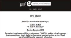 Desktop Screenshot of pallet23.com